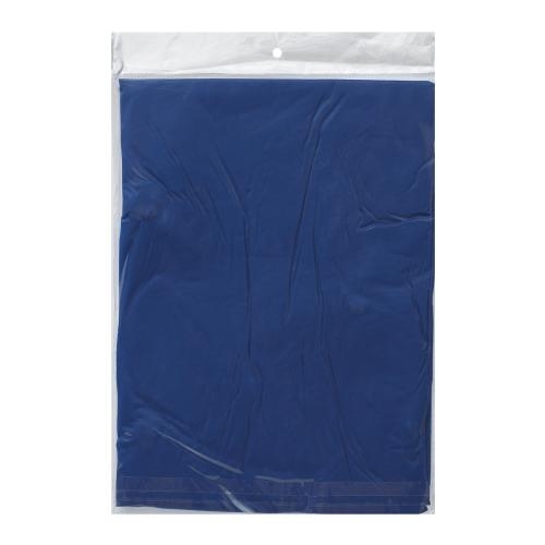 Regenponcho met capuchon blauw