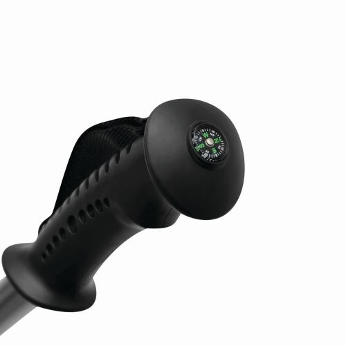 Set Nordic Walking stokken zwart/zilver