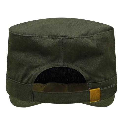 Cap Military donkergroen