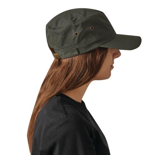 Cap Military donkergroen