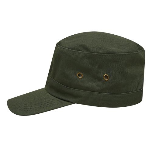 Cap Military donkergroen