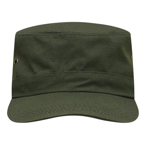 Cap Military donkergroen