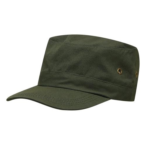 Cap Military donkergroen