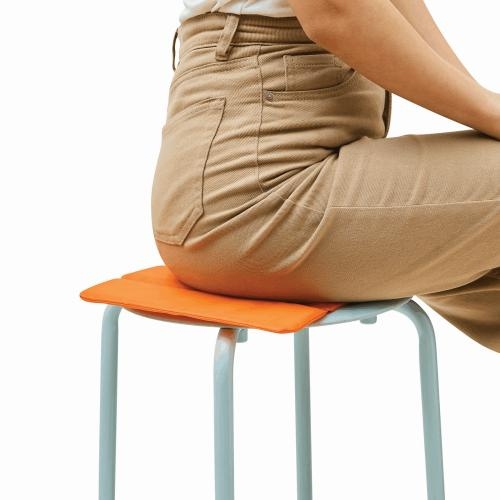 Opvouwbaar zitkussen oranje