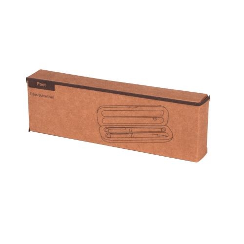 Houten pennenset bruin