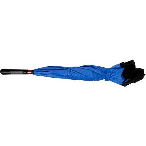 Pongee paraplu Constance blauw