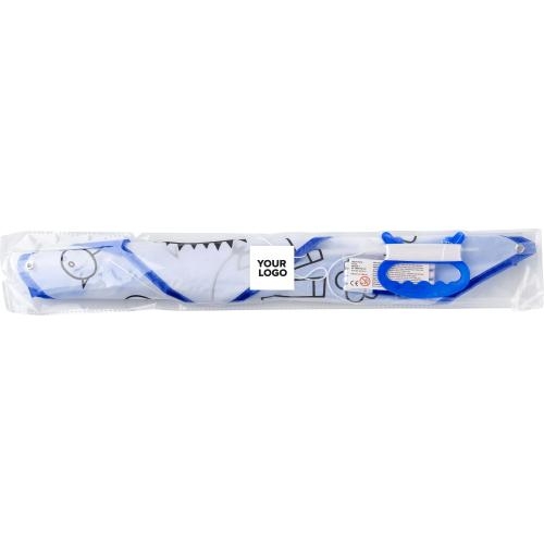 Polyester vlieger kleurplaat blauw