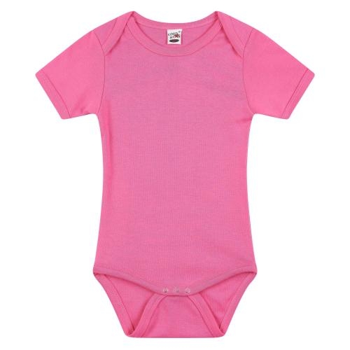 Romper korte mouw roze,68