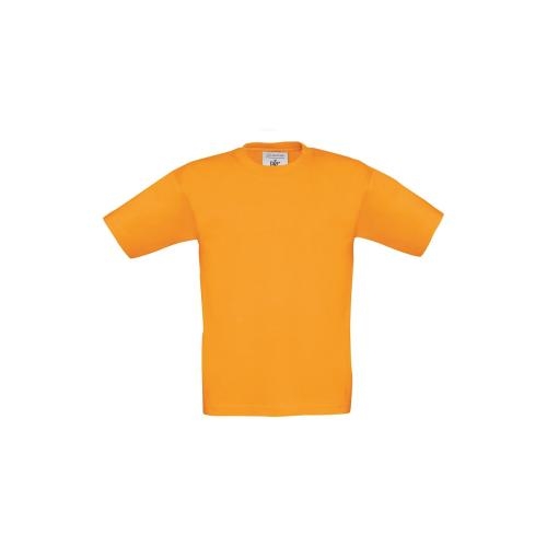 B&C Exact kinder T-shirt 190 oranje,3-4