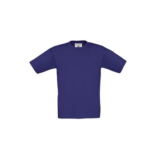 B&C Exact kinder T-shirt 190 indigo,3-4