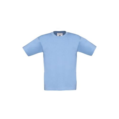B&C Exact kinder T-shirt 190 hemelsblauw,5-6