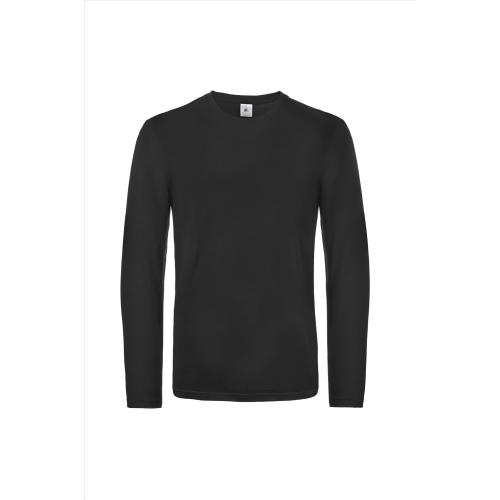 Trendy longsleeve shirt zwart,l