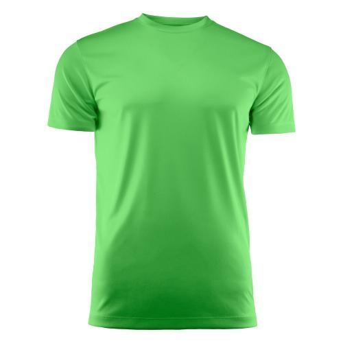 Printer sport T-shirt Run lime,l