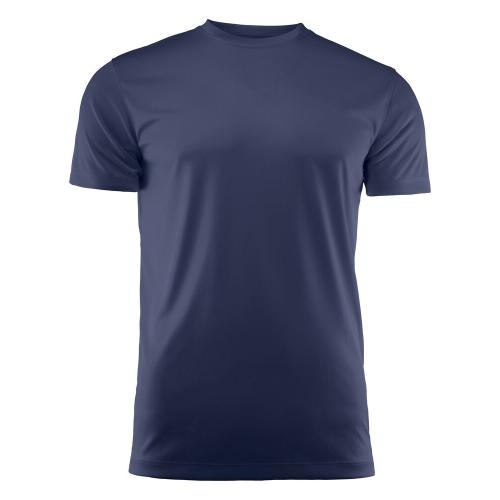 Printer sport T-shirt Run navy,l