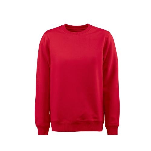 Softball sweatshirt rood,l