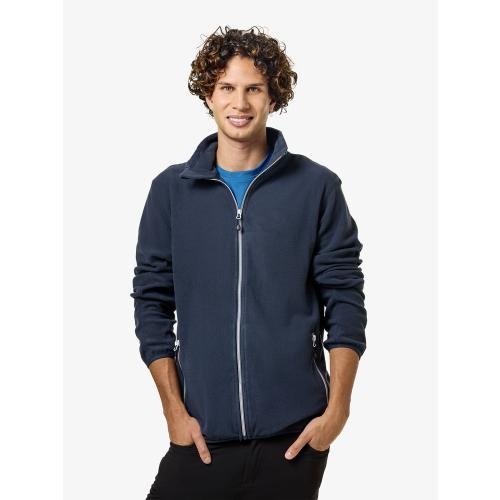 Fleecevest Twohand blauw,l