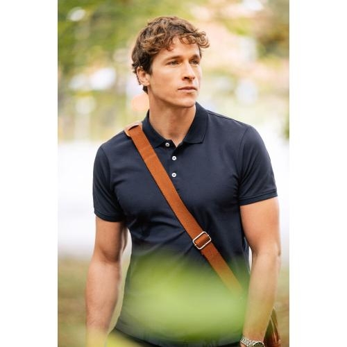Sunset heren polo rood,l