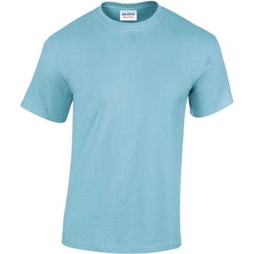Gildan heavyweight T-shirt unisex hemelsblauw,l