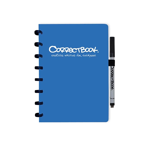 Correctbook A5 uitwisbaar blauw