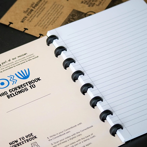 Correctbook A5 uitwisbaar groen