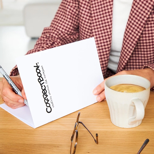 Correctbook Scratch uitwisbaar wit