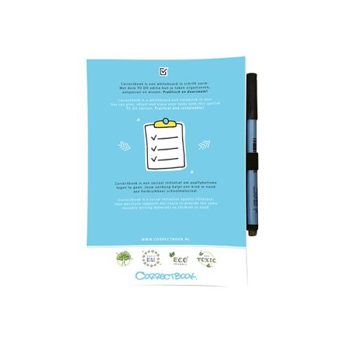 Correctbook Scratch to-do uitwisbaar wit