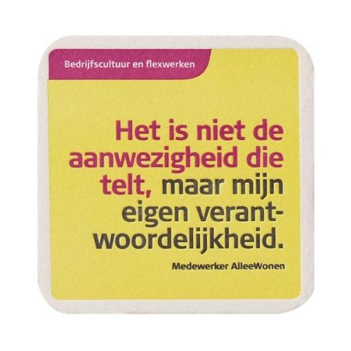 Full colour bierviltjes vierkant