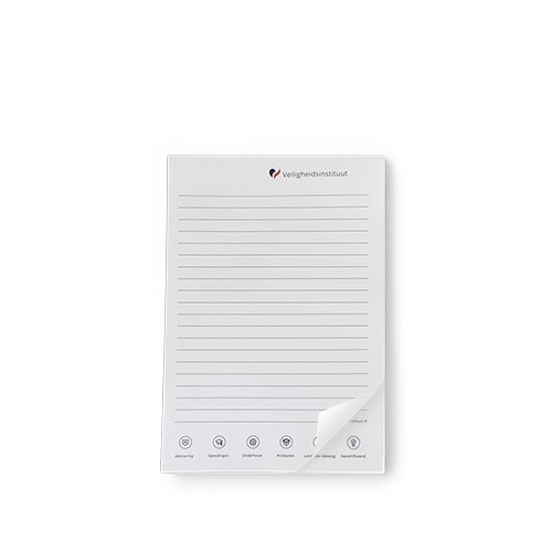 A6 notitieblok 50-vels wit