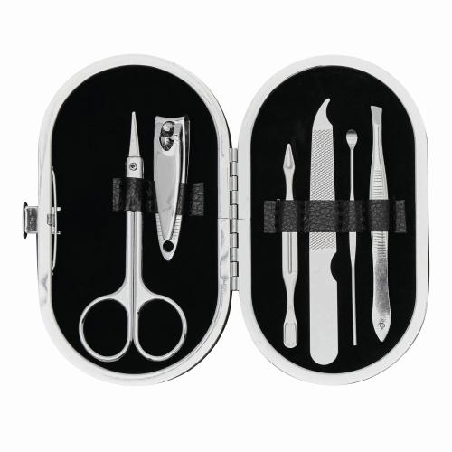 6-delige manicure set zwart