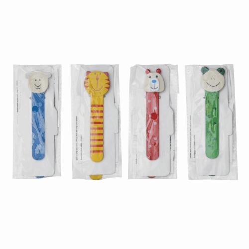 Houten boekenlegger Funny Four standaard