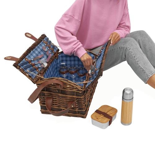 Picknickmand Summertime blauw