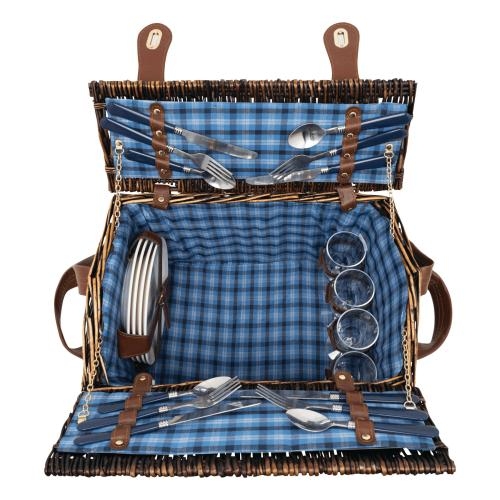 Picknickmand Summertime blauw