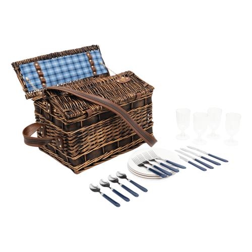 Picknickmand Summertime blauw