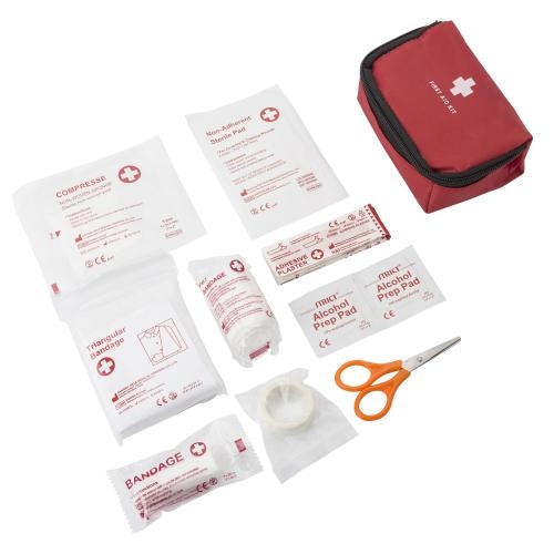 16-delige EHBO-set rood