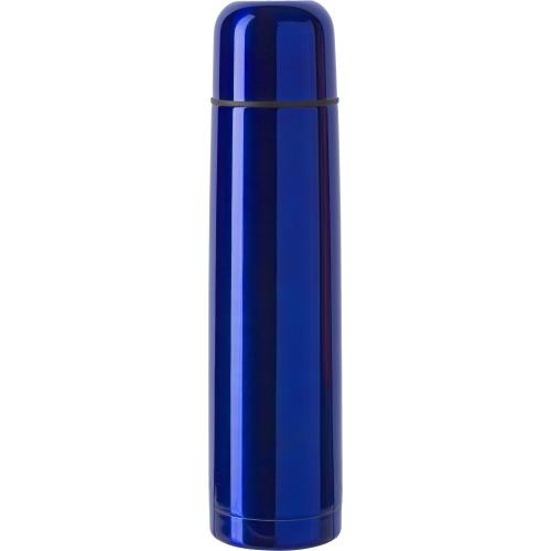 RVS thermosfles 1 liter kobaltblauw