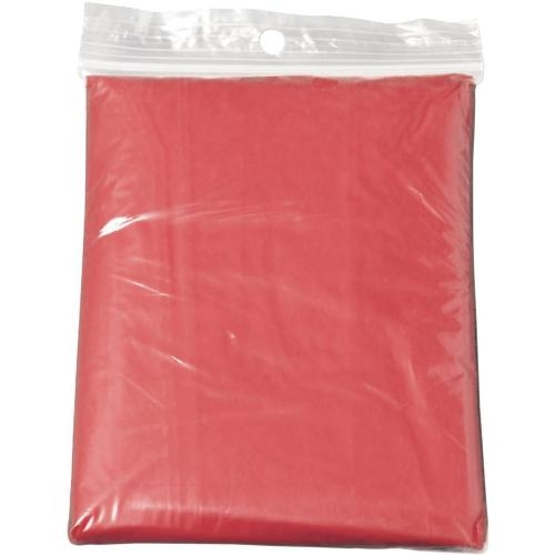 Wegwerpponcho rood