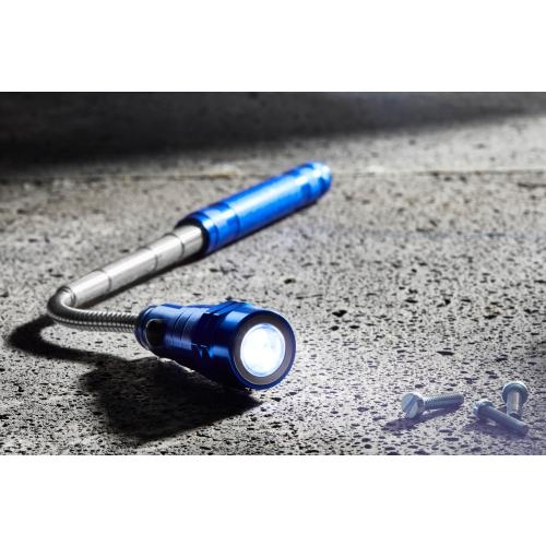 Telescoop zaklamp zilver