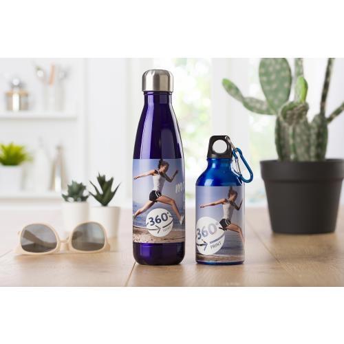 RVS fles Sumatra 650 ml blauw