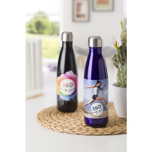 RVS fles Sumatra 650 ml blauw