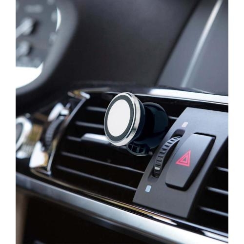 Ronde telefoonhouder auto zwart