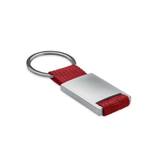 Sleutelhanger metaal rood