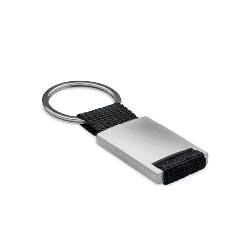 Sleutelhanger metaal zwart