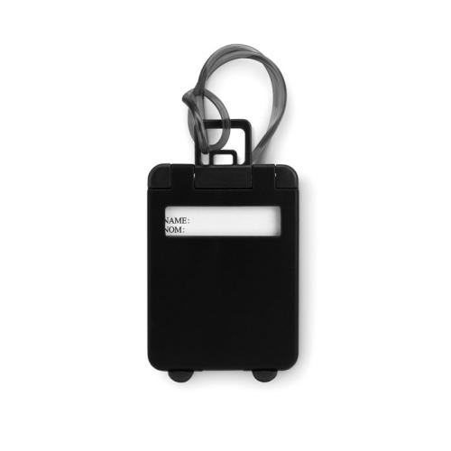 Kofferlabel Traveller zwart