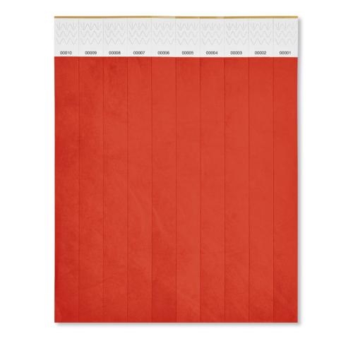 Event armbandjes (per 10 stuks) rood