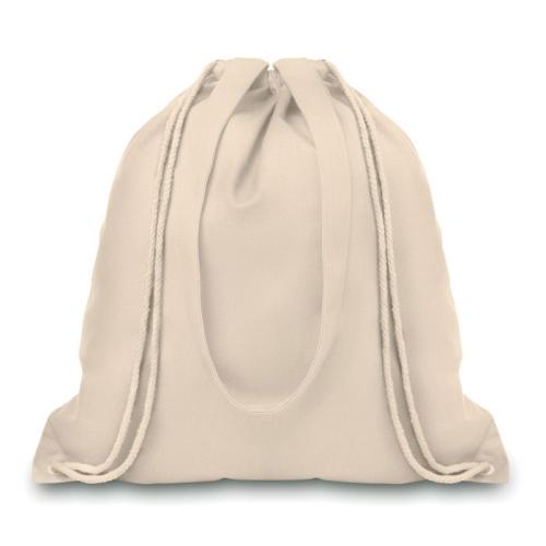 Canvas rugzakje met handvat, ecru beige