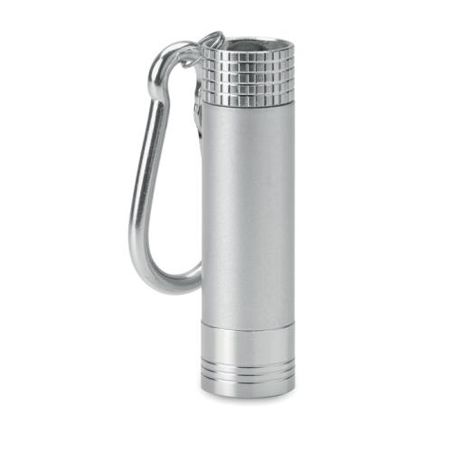 Zaklamp pop light zilver