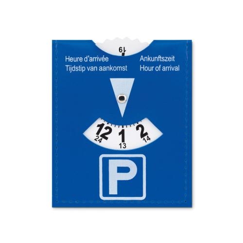 Parkeerkaart van PVC blauw