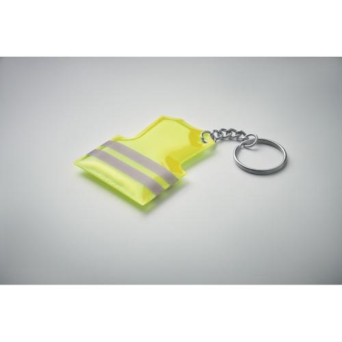 Sleutelhanger veiligheidsvest Visible neon yellow
