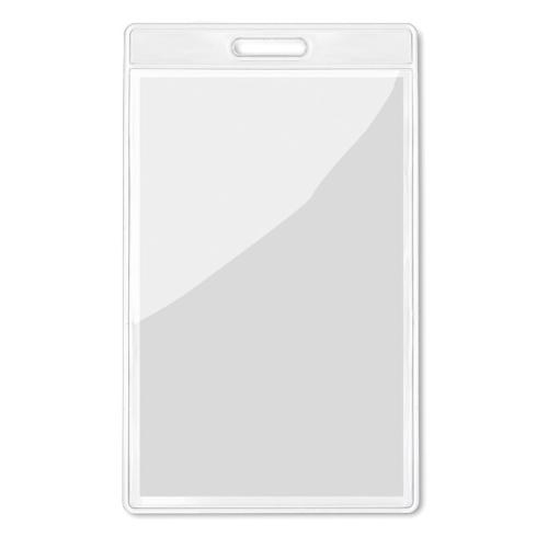 Transparante badge staand transparant