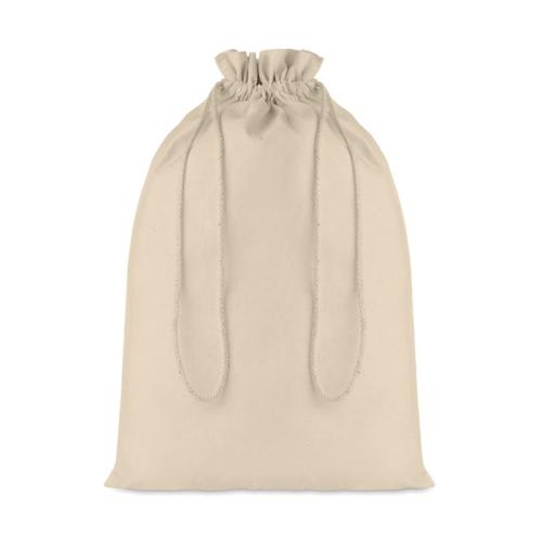 Katoenen geschenktasje large beige